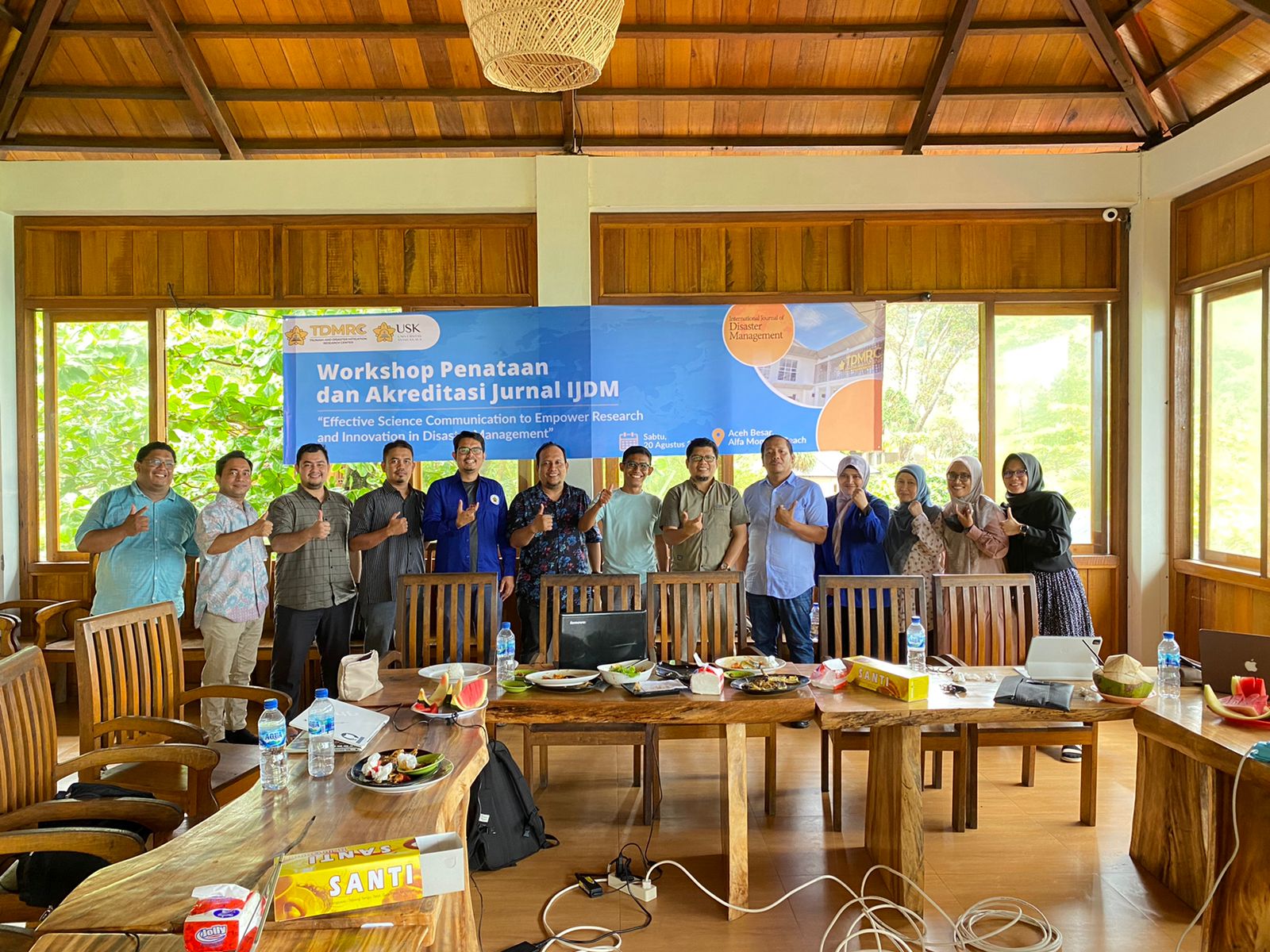 IJDM Workshop in Alfa Momong Beach Aceh Besar